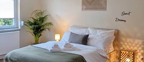 2 soveværelser, gratis Wi-Fi, sengetøj