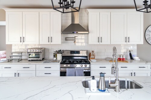 Bright and airy retreat with scenic pool!