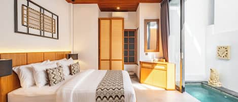 Tabla de planchar con plancha, wifi gratis y ropa de cama
