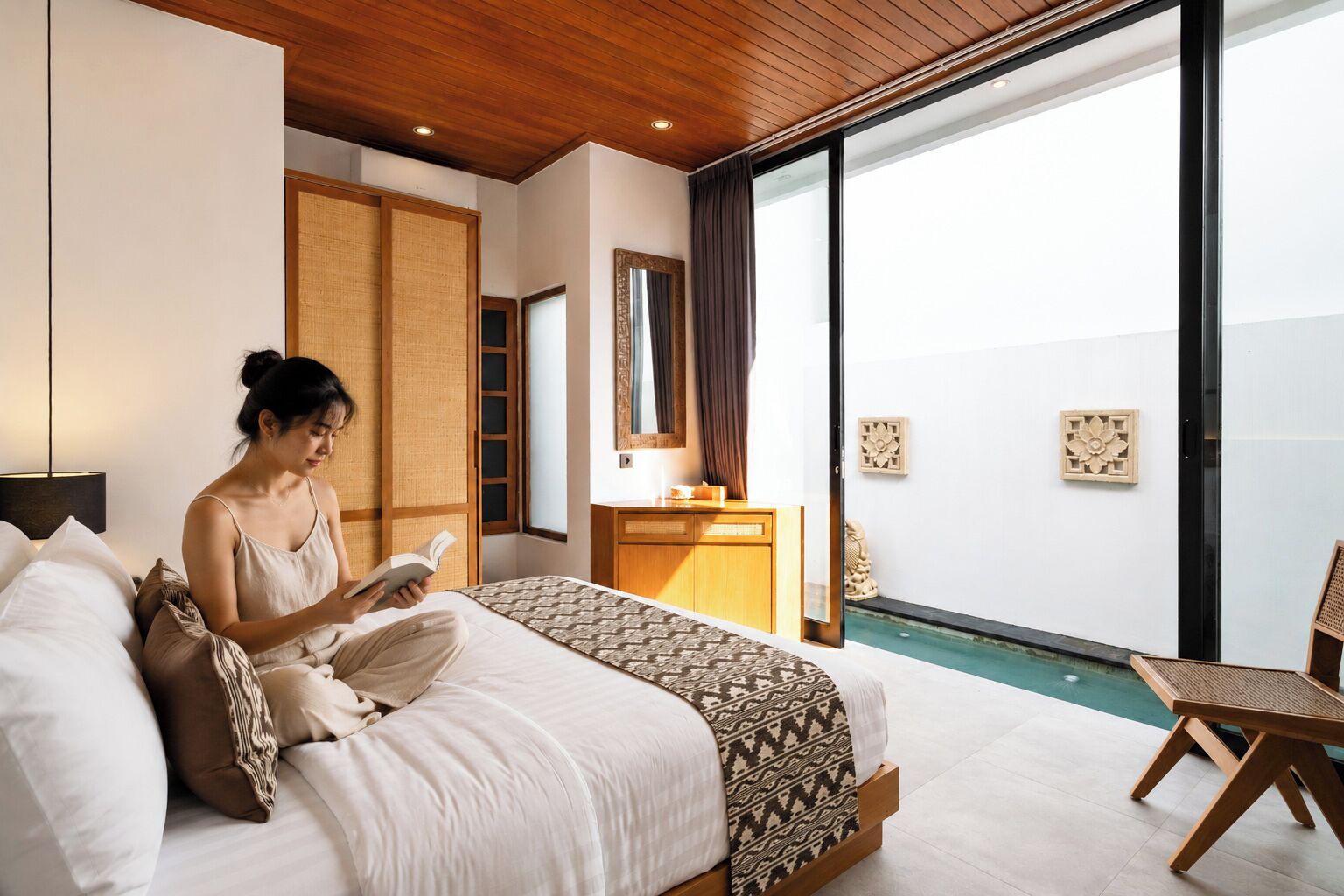 Standard Villa, 2 Bedrooms, Balcony, Pool View | Iron/ironing board, free WiFi, bed sheets
