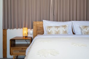 1 bedroom, in-room safe, WiFi, bed sheets - Cozy boho design villa with private pool near the beach (Bali)