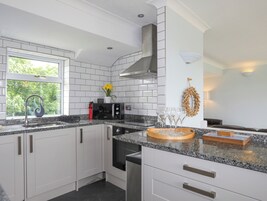 Fridge, dishwasher, electric kettle, toaster