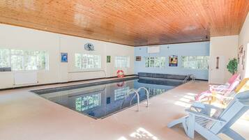 Indoor pool, outdoor pool