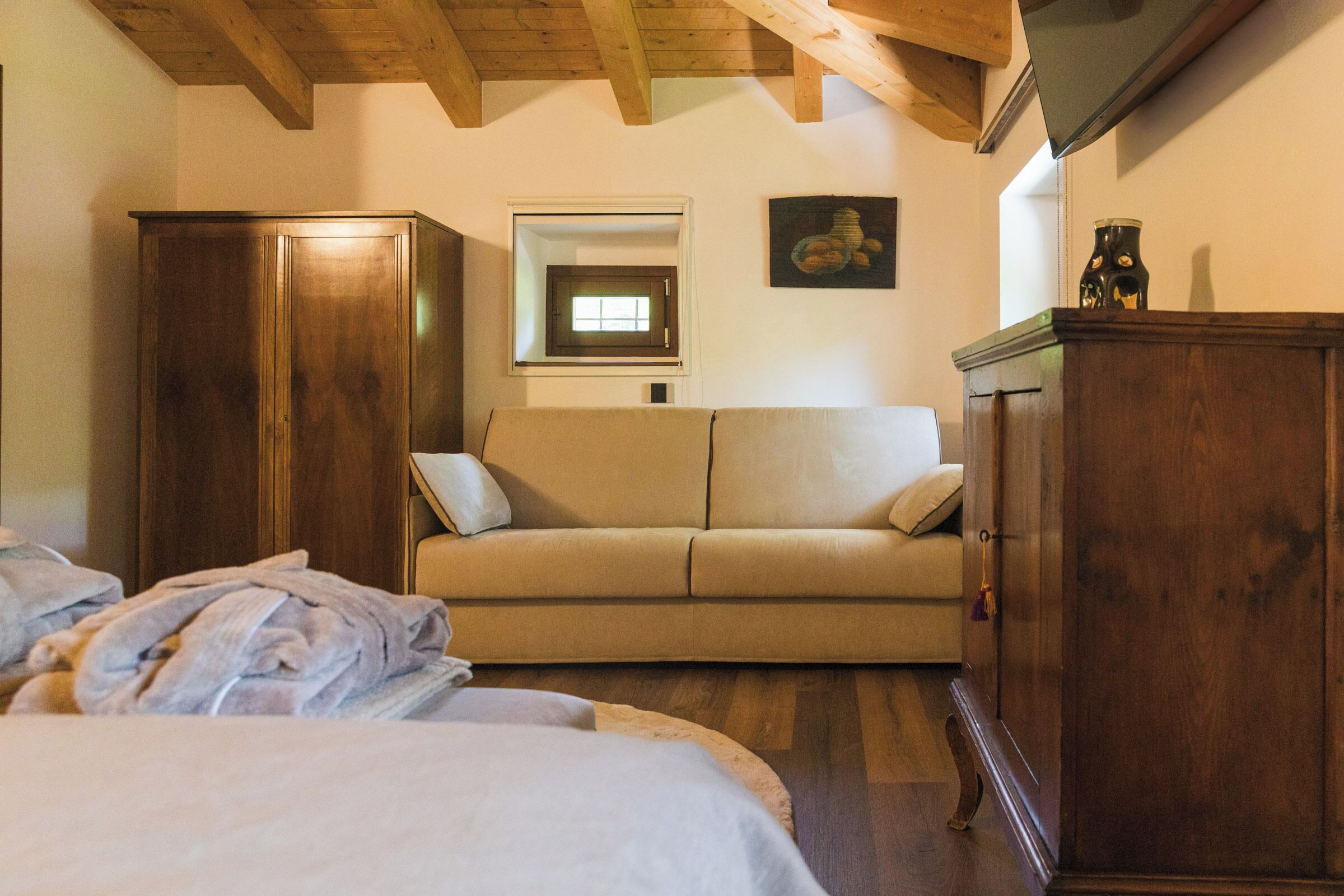 Superior tweepersoonskamer, 1 kingsize bed, uitzicht op tuin | Een kluis op de kamer, gratis wifi
