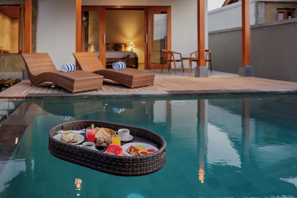 Luxe villa, uitzicht op zwembad | Privézwembad