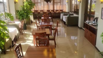 Free daily buffet breakfast