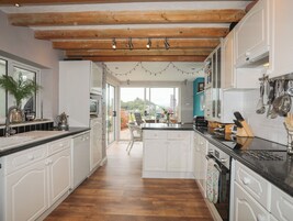 Fridge, dishwasher, electric kettle, toaster