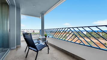 Suíte superluxo, vista para o mar | Vista da sacada