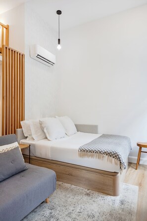 Chambre Duplex Ville, 1 chambre, non-fumeur, climatisation | Aire de séjour
