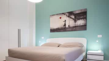 2 slaapkamers, een strijkplank/strijkijzer, wifi, beddengoed