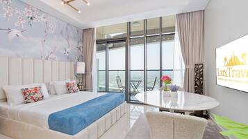 Suite Studio Supérieure, vue océan | Coffres-forts dans les chambres