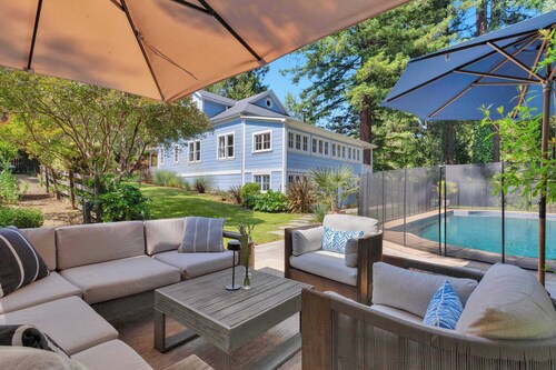 Wine Country Retreat with Pool & Hot Tub - Dogs OK!