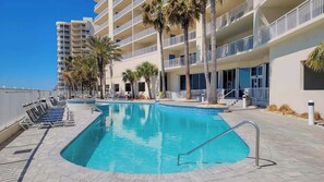 Indoor pool - Beachfront Views Admirals Quarters Pools Sleeps 6 (Orange Beach)