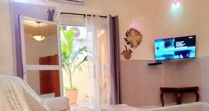 Levy, Apart F2 avec Cour Privé, spacieux, lumineux