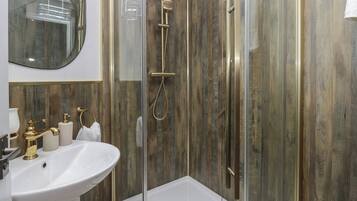 Shower, hair dryer