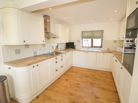 Fridge, dishwasher, electric kettle, toaster