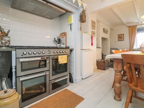 Fridge, dishwasher, electric kettle, toaster