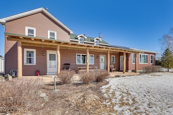 Historical Log Cabin On 80 Acres In Hartford! - Cedar Lake, WI