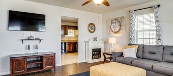 Walk to Town: Home w/ Yard in Brenham!