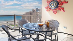 Outdoor dining - Las Palomas Phase I Rubi 1007 Exceptional Oceanview 1BR 1BA Unit. (Puerto Peñasco)