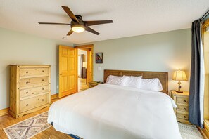 House (1 Bedroom) | Interior - Pet-friendly Cabin w/ Hot Tub in North Carolina! (Purlear)