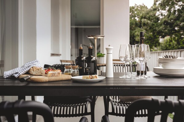 Udendørs spisemuligheder