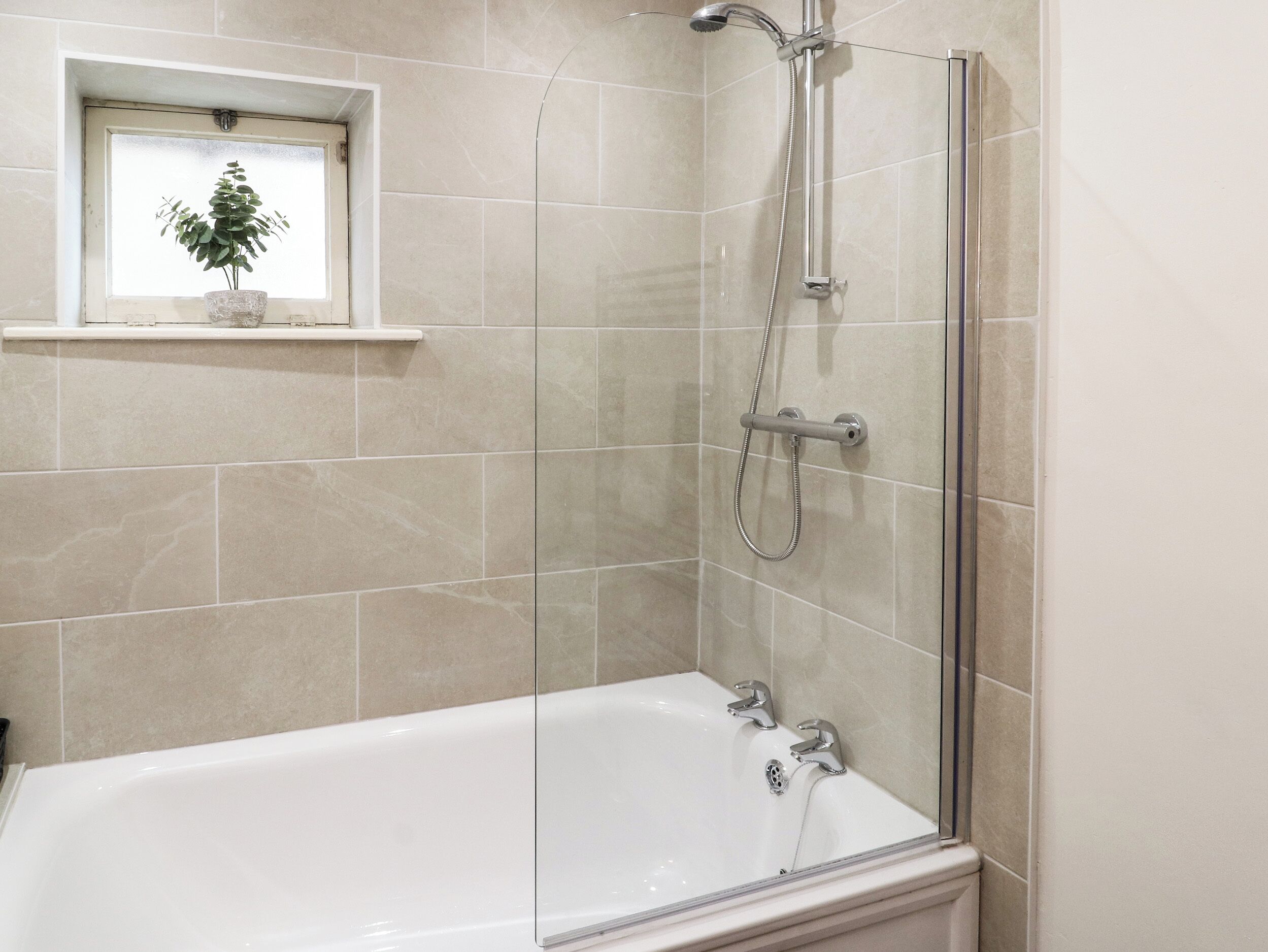 Shower, hair dryer