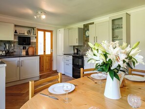 Kjøleskap, oppvaskmaskin, vannkoker og brødrister