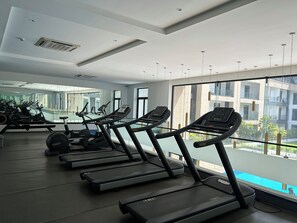 Fitness facility - Cozy studio in gorgeous Embassy's Gardens , Cantonment, with balcony (Accra)
