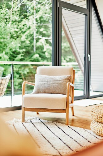 HAUS28 - Modernes A-Frame mit Blick in den Wald und Terrasse