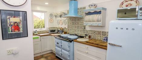 Fridge, dishwasher, electric kettle, toaster