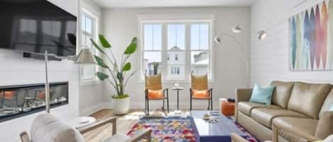 Villa, 4 Bedrooms | Living area | Smart TV, streaming services