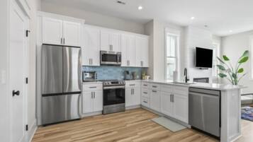 Vila, 4 kamar tidur | Dapur pribadi | Lemari es, oven, mesin pembuat kopi/teh, dan pemanggang roti