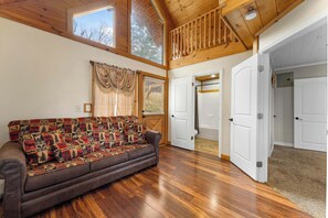 TV, fireplace, offices