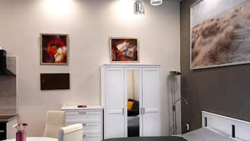 Apartment, 1 Bedroom | 1 bedroom, iron/ironing board, free WiFi, bed sheets