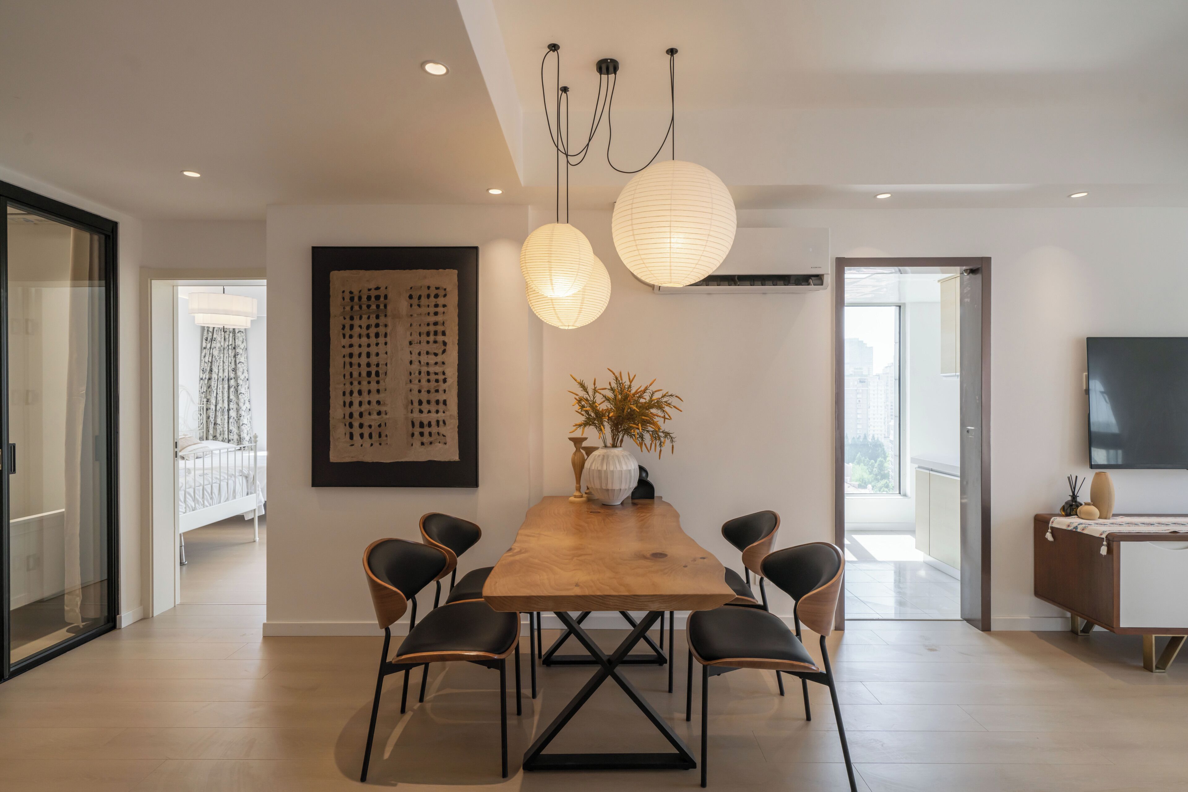 Condo panorâmico, 3 quartos, cozinha, vista para a cidade | Espaço de trabalho para notebook, Wi-Fi de cortesia