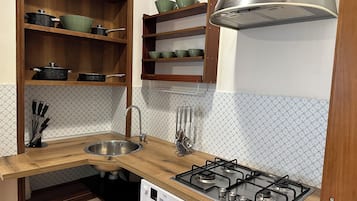 Family Apartment | Private kitchen | High chair