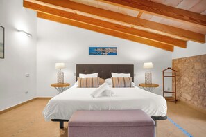 4 bedrooms, iron/ironing board, travel crib, WiFi