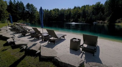 Cozy Bunkie by a Tranquil Freshwater Pond in Clarington, Ontario