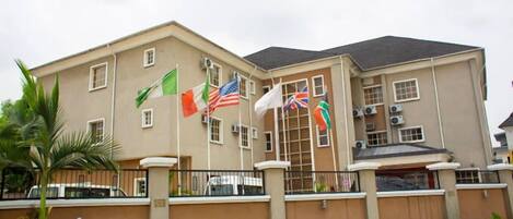 Voorkant van accommodatie