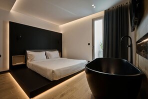 4 bedrooms, free WiFi, bed sheets - Teria | Sea-view Villa with Pool & Jacuzzi (Ermionida, Greece)