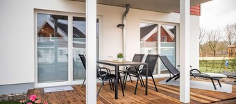 Vacation apartment Casa Mila, 2 bedrooms, sauna, whirlpool, terrace and garden