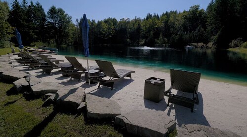 Serene Camping Retreat with Freshwater Pond in Clarington Bowmanville