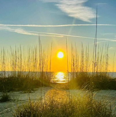 Charming studio in Tybee Island located on a Tidal Creek with dock access
