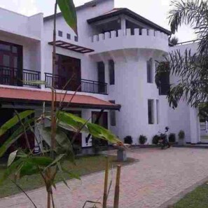 Voorkant van accommodatie