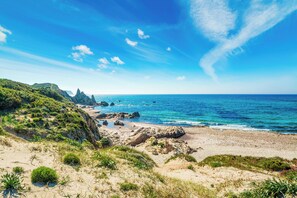 Tæt på stranden