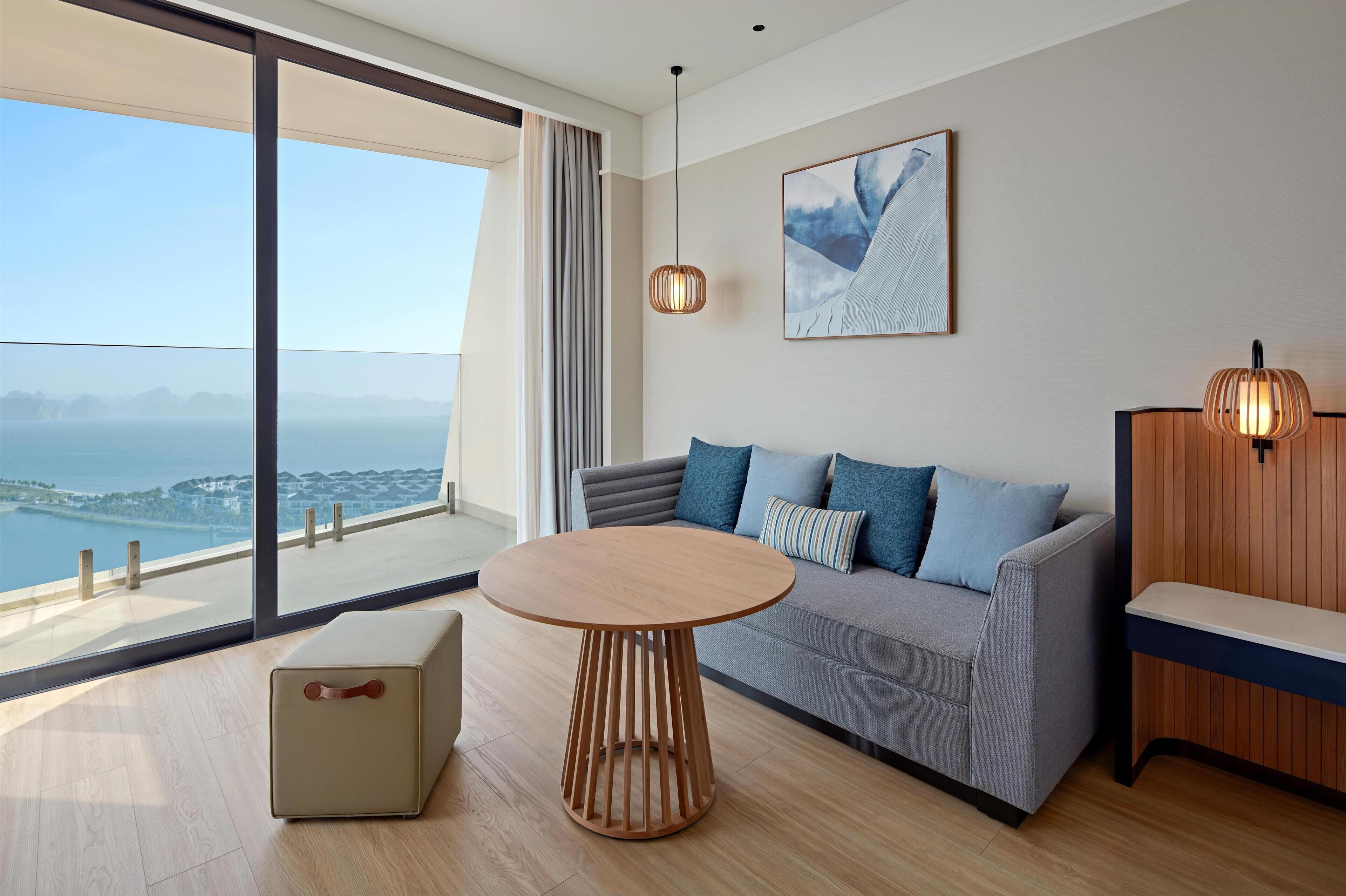 In-room safe, desk, laptop workspace, blackout curtains