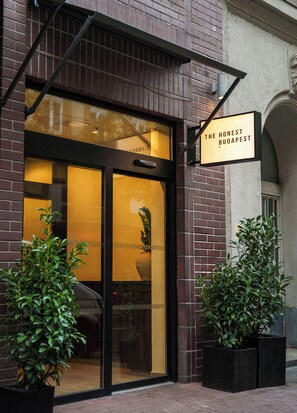 Majoituspaikan julkisivu