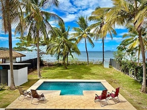 Outdoor pool - Steps to the beach, beautiful pool, sunsets  and close to shops and restaurants! (Potrero)