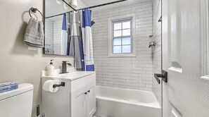 Towels, soap, toilet paper